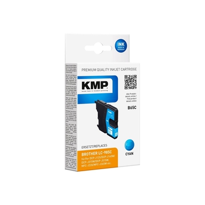 Product Συμβατό Μελάνι KMP Brother LC-985C 260 S. cyan remanufactured base image