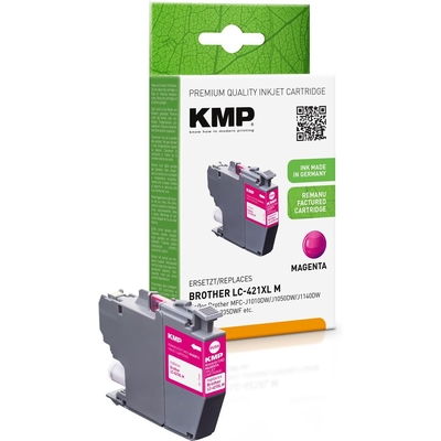 Product Συμβατό Μελάνι KMP Brother MFC-J1010DW LC421XLM Magenta 500S. 7ml remanufactured base image