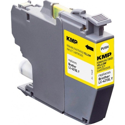 Product Συμβατό Μελάνι KMP Brother MFC-J1010DW LC421XLY Yellow 500S. 7ml remanufactured base image
