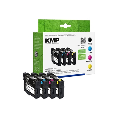 Product Συμβατό Μελάνι KMP Epson 603XL T03A6 Multip. 500-3500 S. E201V remanufactured base image