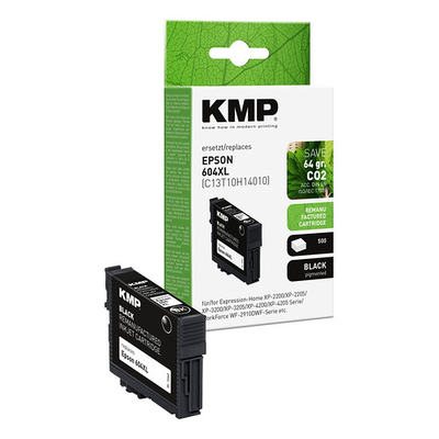 Product Συμβατό Μελάνι KMP Epson 604XL (T10H1) Black 500 S. 10ml remanufactured base image