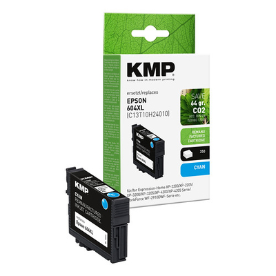 Product Συμβατό Μελάνι KMP Epson 604XL (T10H2) cyan 350 S. 5ml remanufactured base image