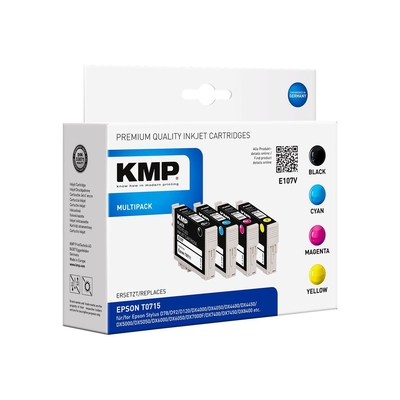 Product Συμβατό Μελάνι KMP Epson T0715 Multip. 245-485 S. E107V remanufactured base image