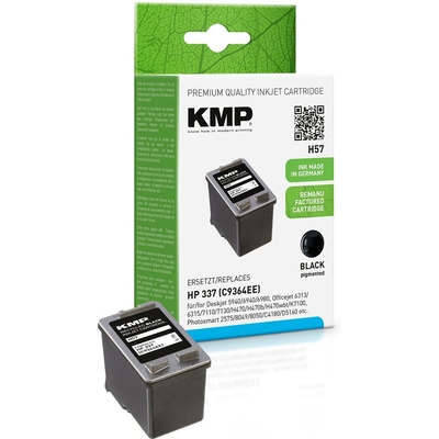 Product Συμβατό Μελάνι KMP HP C9364EE Nr.337 Black 400 S. H57 refilled base image