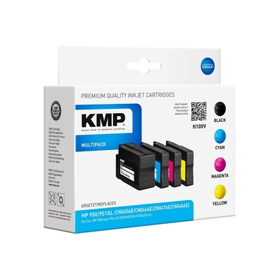 Product Συμβατό Μελάνι KMP HP HP950XL C2P43AE Multipack BK/C/Y/M remanufactured base image