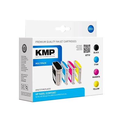 Product Συμβατό Μελάνι KMP HP Nr. 940XL Multip. 1400-2200S. H71V refilled base image