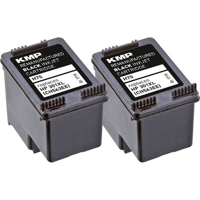 Product Συμβατό Μελάνι KMP HP301XL DoublePack 2x480 Seiten Black compatible base image