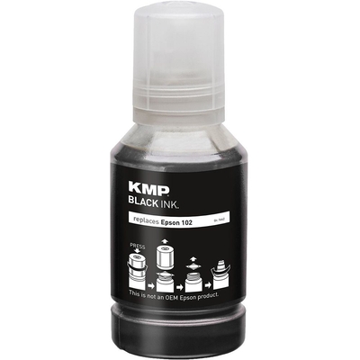 Product Συμβατό Μελάνι KMP Tinte EcoTank T03R1 7500 S. Black remanufactured base image