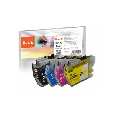 Product Συμβατό Μελάνι Peach Brother LC-421XL MultiPack compatible base image