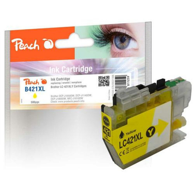 Product Συμβατό Μελάνι Peach Brother LC-421XL Yellow compatible base image