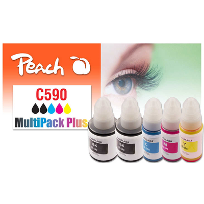 Product Συμβατό Μελάνι Peach Canon CISS GI-590 MultiPack Plus remanufactured base image