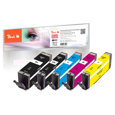 Product Συμβατό Μελάνι Peach Canon Nr.580XL/581XL MultiPack REM,KOM base image