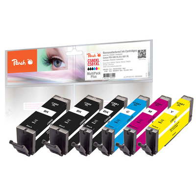 Product Συμβατό Μελάνι Peach Canon Nr.580XL/581XL MultiPackPlus REM,KOM base image