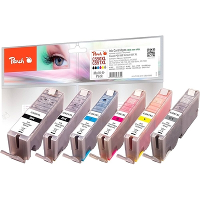 Product Συμβατό Μελάνι Peach Canon PGI-550XL/CLI-551XL Multi-10-Pack komp base image