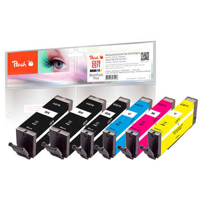 Product Συμβατό Μελάνι Peach Canon PGI-570/CLI-571 Mult-Pack-Plus komp base image