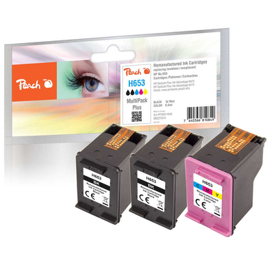 Product Συμβατό Μελάνι Peach HP No.653 MultiPack Plus remanufactured base image