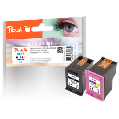 Product Συμβατό Μελάνι Peach HP No.653 MultiPack remanufactured base image