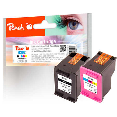 Product Συμβατό Μελάνι Peach HP Nr.302 Multipack REM,KOM base image
