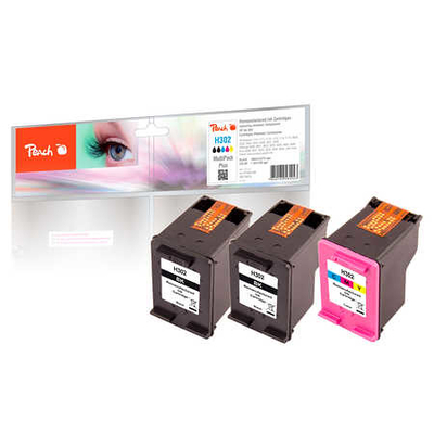 Product Συμβατό Μελάνι Peach HP Nr.302 MultiPackPlus REM,KOM base image