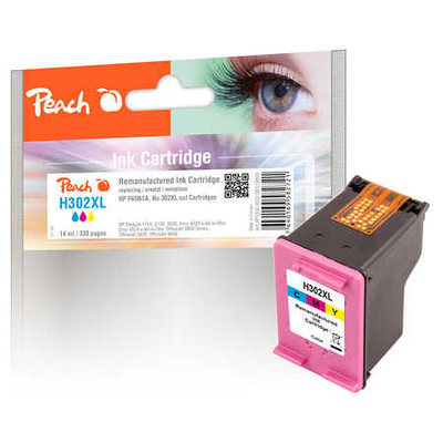 Product Συμβατό Μελάνι Peach HP Nr.302XL F6U67A color komp base image