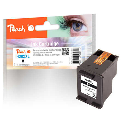 Product Συμβατό Μελάνι Peach HP Nr.302XL F6U68A Black komp base image