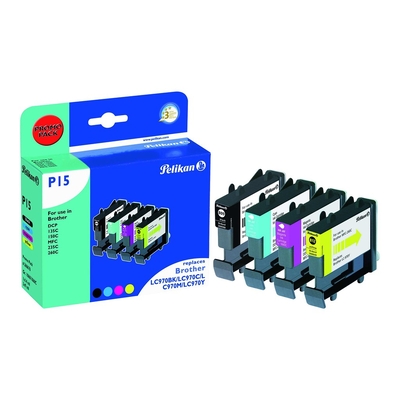 Product Συμβατό Μελάνι Pelikan Brother P15 LC970 Multipack compatible base image