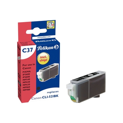 Product Συμβατό Μελάνι Pelikan Canon C37 CLI521 bk Black compatible base image