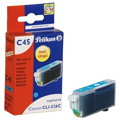 Product Συμβατό Μελάνι Pelikan Canon C45 CLI526 cyan compatible base image