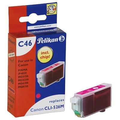 Product Συμβατό Μελάνι Pelikan Canon C46 CLI526 ma Magenta compatible base image