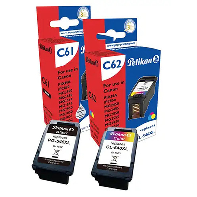 Product Συμβατό Μελάνι Pelikan Canon PG-545XL/CL546XL Multi Pack B/C/M/Y base image