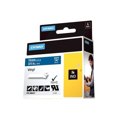 Product Ταινία Ετικετογράφου Dymo Rhino Band Vinyl 19mmx5.5m White ->Blue base image