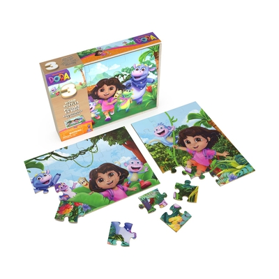 Product Παζλ Spin Master Dora: Board Games - 3 Wood Puzzles (6071059) base image