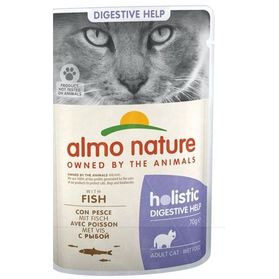 Product Υγρή Τροφή Γάτας Almo Nature Functional sensitive with fish - wet for adult with problems of sensitivity and hypersensitivity of the intestines - 70 g base image
