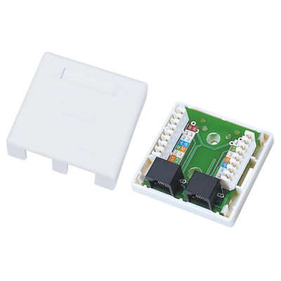 Product Wire Connector Alantec GN002 2xRJ45 White base image