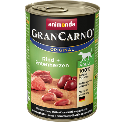 Product Υγρή Τροφή Σκύλων Animonda GranCarno Original Beef, Duck Adult 400 g base image