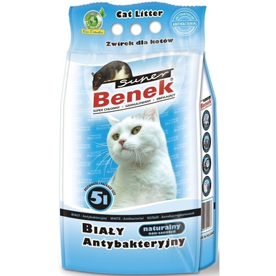 Product Αμμος Γάτας Certech Super Benek White Antibacterial - Clumping 5 l base image