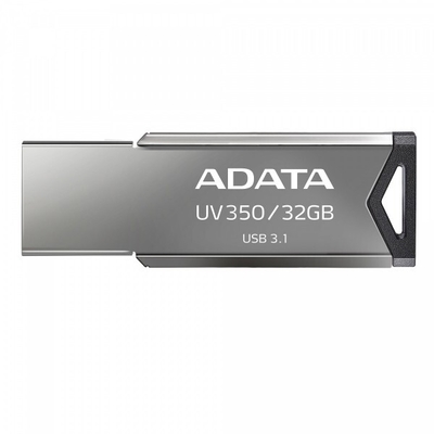 Product USB Flash 32GB Adata FLASHDRIVE UV350 USB3.1 METALLIC base image