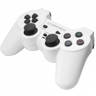 Product Gamepad Esperanza EGG107W PC,Playstation 3 Analogue / Digital USB 2.0 Black,White base image