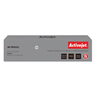 Product Μελανοταινία Συμβατή Activejet AF-PFA331 for Philips fax; Philips PFA-331 Magic 3 Supreme; 212mm x 45m base image