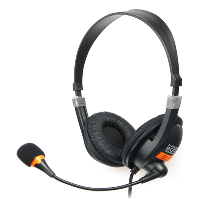 Product Headset Natec Drone Head-band Black, Orange base image