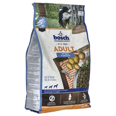 Product Ξηρά Τροφή Σκύλων Bosch 04030 Fisch & Potato food for adult dogs 3 kg base image