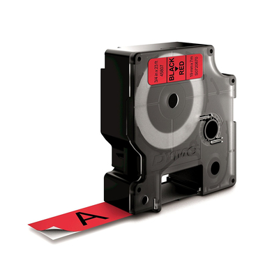 Product Ταινία Ετικετογράφου Dymo D1 Standard - Black on Red - 19mm base image