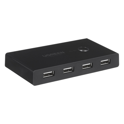 Product KVM Switch 2-Port VGA Video Splitter (350 USB 2x4 Ugreen USB 2.0 black base image