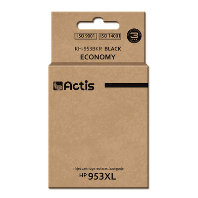 Product Μελάνι συμβατό Actis KH-953BKR for HP printer; HP 953XL L0S70AE Standard; 50 ml; black - New Chip base image