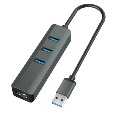 Product USB Hub Vakoss 3.0 +RJ45 ETHERNET TC-4502X base image