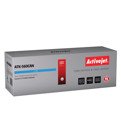 Product Toner συμβατό Activejet ATK-560CAN for Kyocera printer; Kyocera TK-560C Premium; 10000 pages; cyan base image