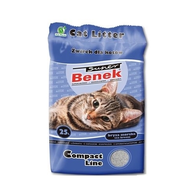 Product Αμμος Γάτας Super Benek COMPACT Bentonite grit Sea breeze 25 l base image