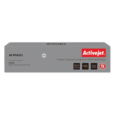 Product Μελανοταινία Συμβατή Activejet AF-PFA351 for Philips fax; Philips PFA-351 Magic 5 Supreme; 213mm x 45m base image