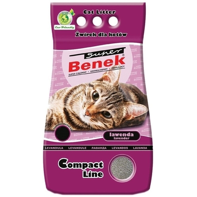 Product Αμμος Γάτας Super Benek Compact Lawenda 25L Active base image