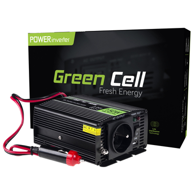 Product Inverter Αυτοκινήτου Green Cell INV06 Auto 150 W Black base image